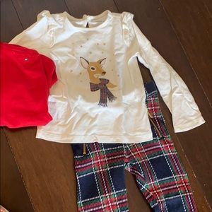 Janie & Jack Holiday Outfit 3T